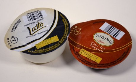 Dos cápsulas Chai Latte de Tassimo