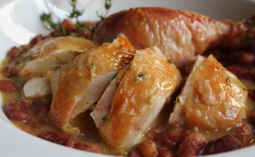 Una receta fácil de pollo en salsa
